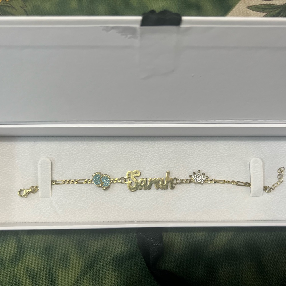 Personalized Lioree Bracelet for ‘Sarah’ brand new